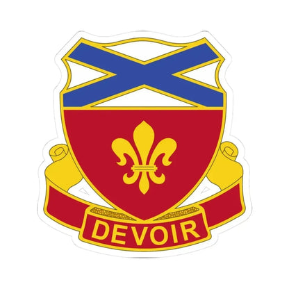 242 Engineer Battalion (U.S. Army) STICKER Vinyl Kiss-Cut Decal 3 Inch White - The Sticker Space