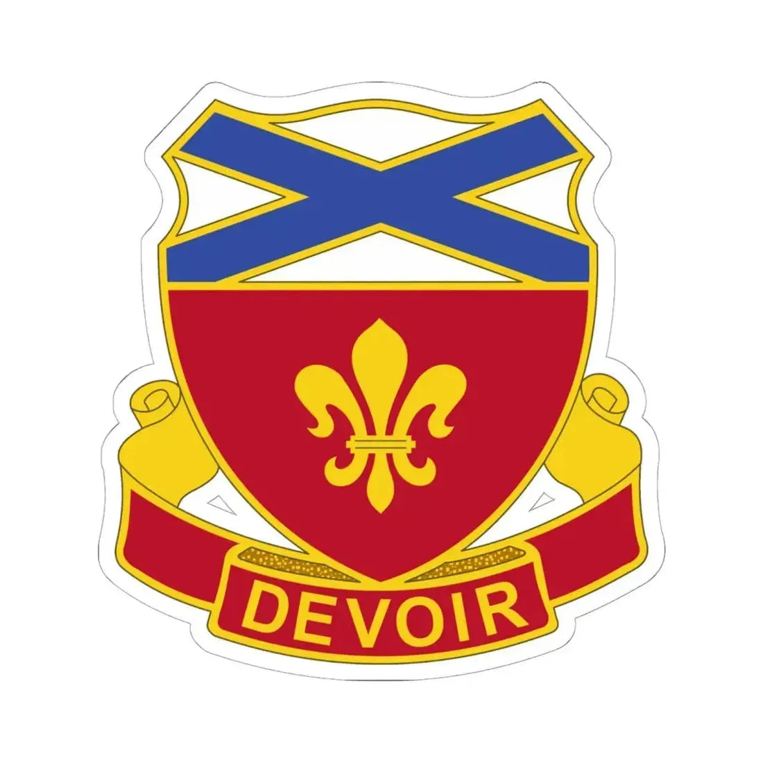 242 Engineer Battalion (U.S. Army) STICKER Vinyl Kiss-Cut Decal 6 Inch White - The Sticker Space