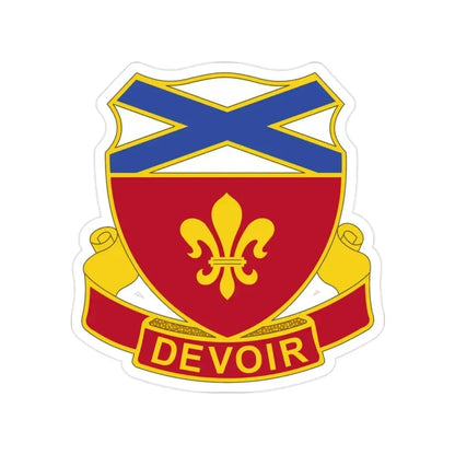 242 Engineer Battalion (U.S. Army) Transparent STICKER Die-Cut Vinyl Decal 2 Inch - The Sticker Space