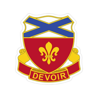 242 Engineer Battalion (U.S. Army) Transparent STICKER Die-Cut Vinyl Decal - The Sticker Space