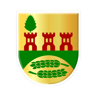 Akkerwoude wapen (Netherlands) (Coat of Arms) STICKER Vinyl Kiss-Cut Decal