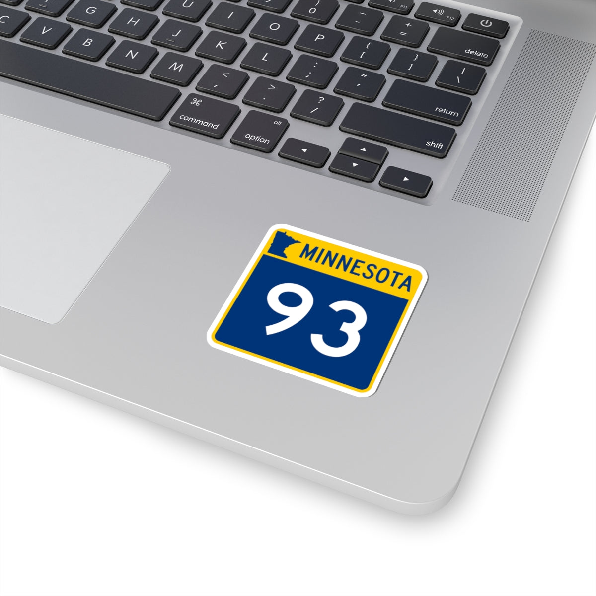 MN-93 (Minnesota) (Road Sign) STICKER Vinyl Kiss-Cut Decal