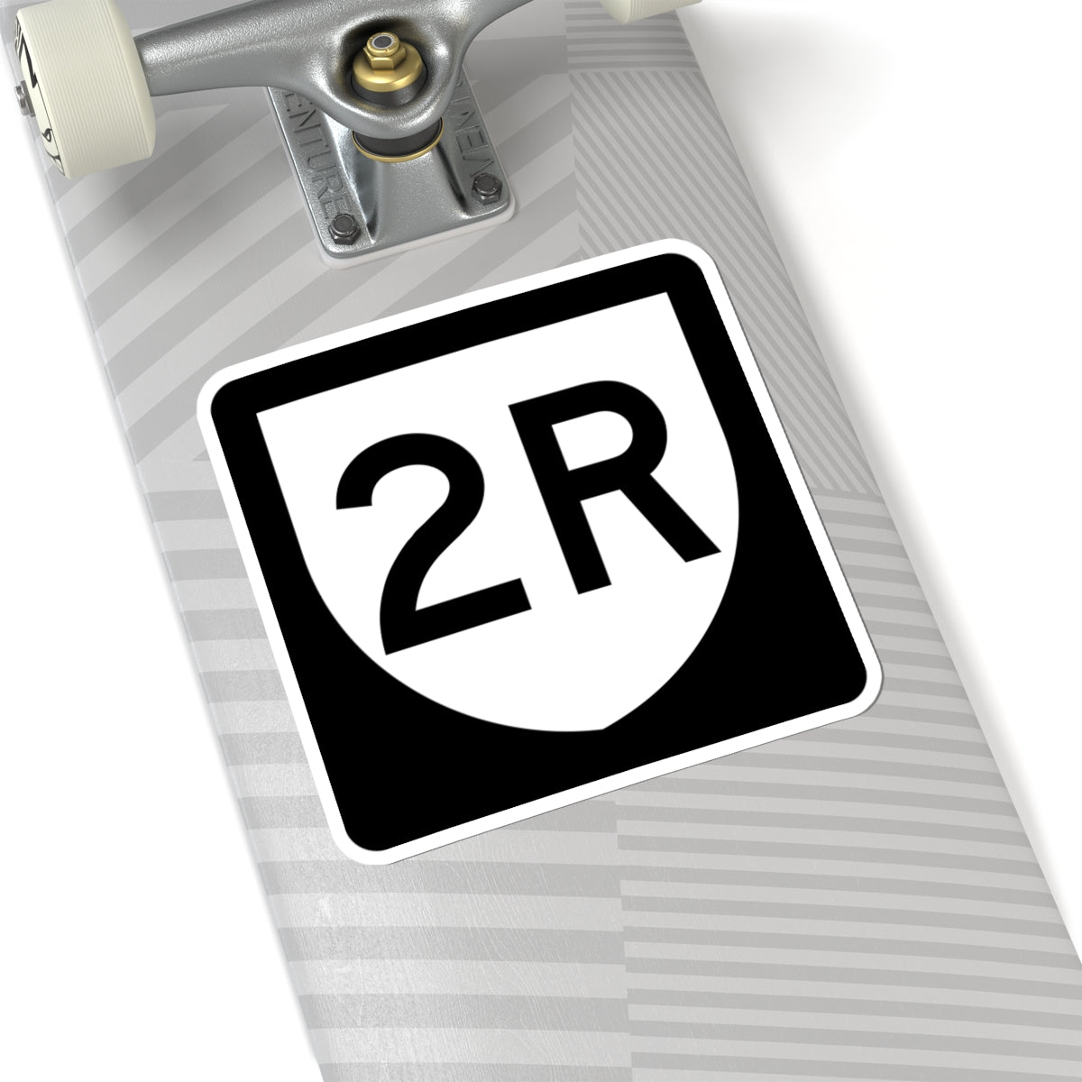 PR urban primary 2R (Puerto Rico) (Road Sign) STICKER Vinyl Kiss-Cut Decal