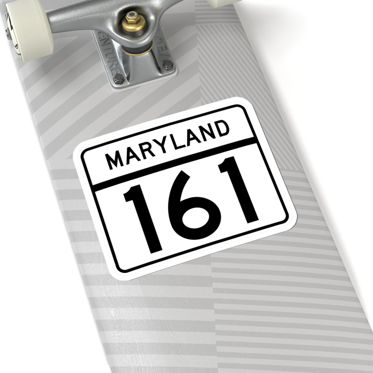MD Route 161 (Maryland) (Road Sign) STICKER Vinyl Kiss-Cut Decal