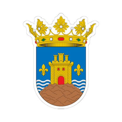 Escudo de Peñíscola (Spain) (Coat of Arms) STICKER Vinyl Kiss-Cut Decal