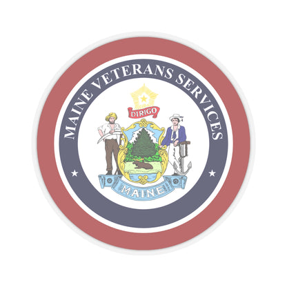 Maine Bureau of Veterans Services - STICKER Vinyl Kiss-Cut Decal