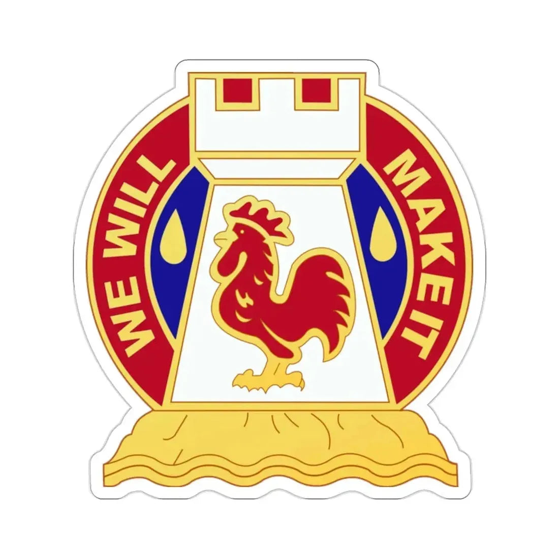 243 Engineer Battalion (U.S. Army) STICKER Vinyl Die-Cut Decal - The Sticker Space