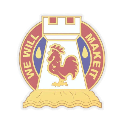 243 Engineer Battalion (U.S. Army) STICKER Vinyl Kiss-Cut Decal 2 Inch Transparent - The Sticker Space