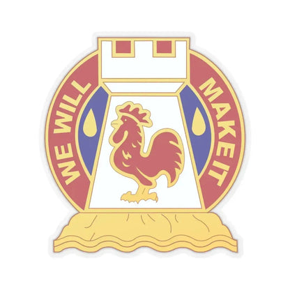 243 Engineer Battalion (U.S. Army) STICKER Vinyl Kiss-Cut Decal 3 Inch Transparent - The Sticker Space
