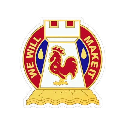 243 Engineer Battalion (U.S. Army) Transparent STICKER Die-Cut Vinyl Decal 3 Inch - The Sticker Space