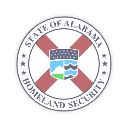 Seal of the Alabama Department of Homeland Security - STICKER Vinyl Kiss-Cut Decal