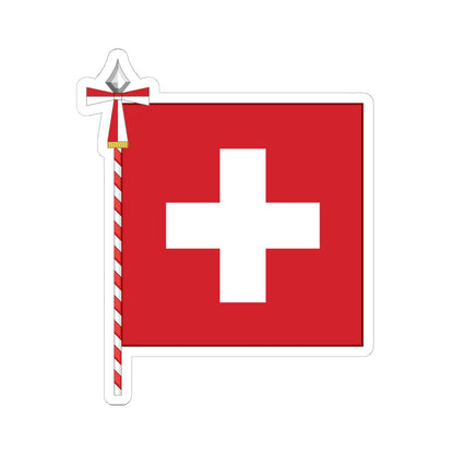Flag of Switzerland parade (Switzerland) STICKER Vinyl Kiss-Cut Decal