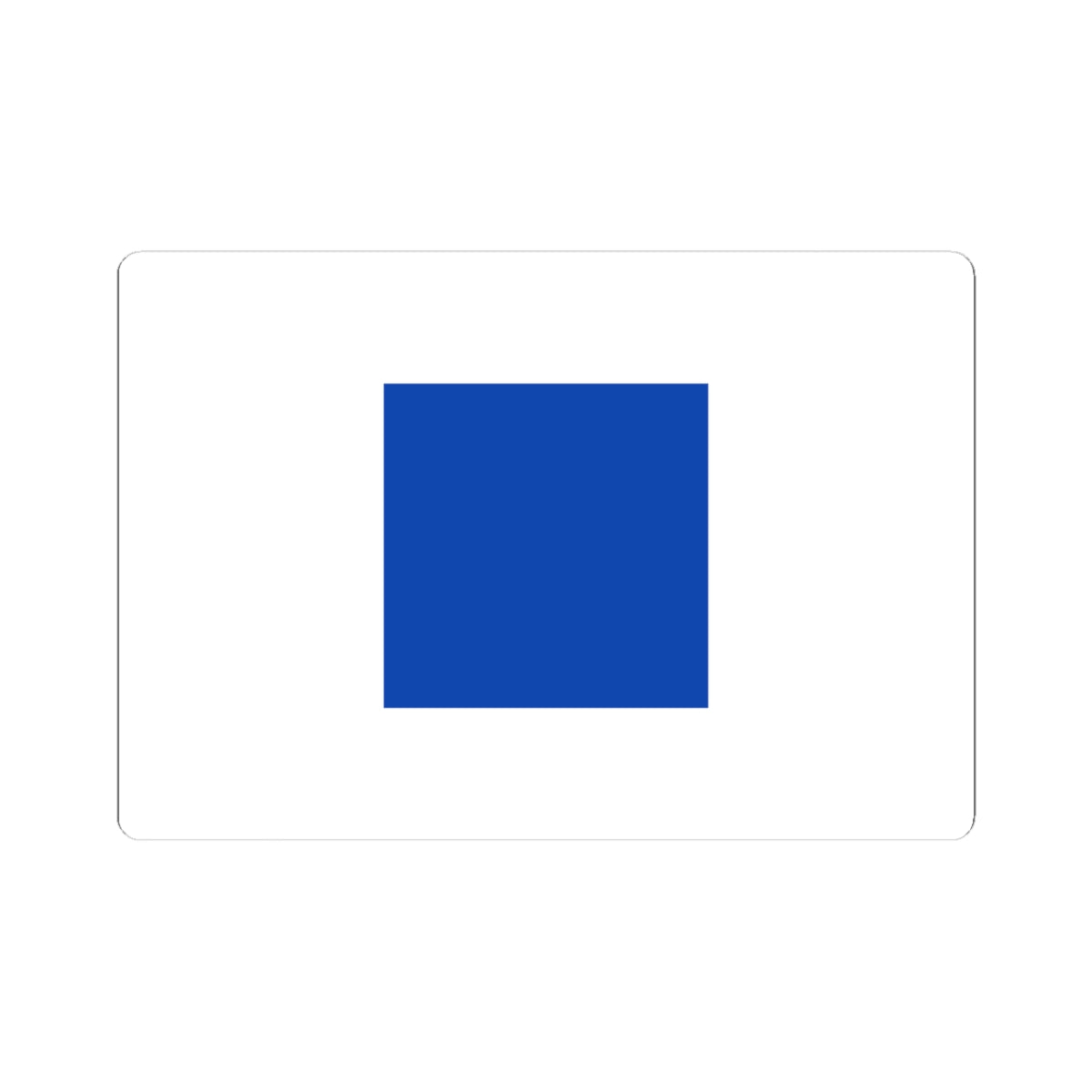 Flag maritime huelva (Spain) STICKER Vinyl Kiss-Cut Decal