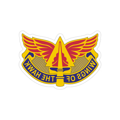 244 Aviation Brigade 2 (U.S. Army) REVERSE PRINT Transparent STICKER-4" × 4"-The Sticker Space