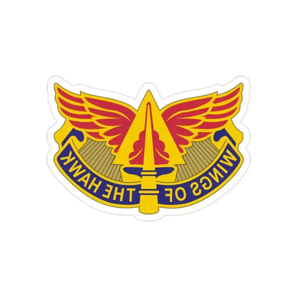 244 Aviation Brigade 2 (U.S. Army) REVERSE PRINT Transparent Die-Cut STICKER 2 Inch Die-Cut Transparent - The Sticker Space