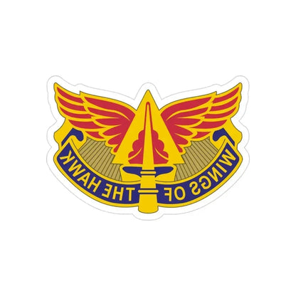 244 Aviation Brigade 2 (U.S. Army) REVERSE PRINT Transparent Die-Cut STICKER 3 Inch Die-Cut Transparent - The Sticker Space