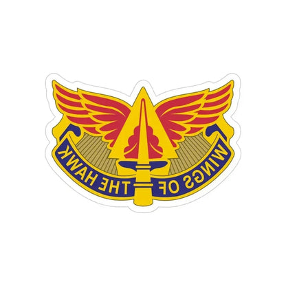 244 Aviation Brigade 2 (U.S. Army) REVERSE PRINT Transparent Die-Cut STICKER 4 Inch Die-Cut Transparent - The Sticker Space