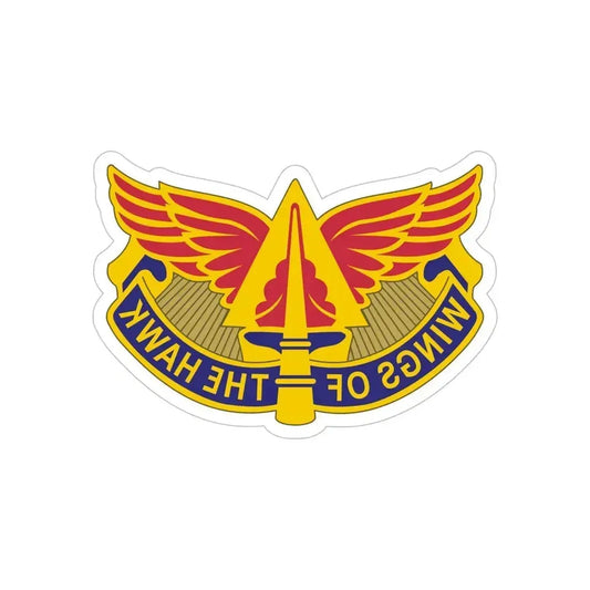 244 Aviation Brigade 2 (U.S. Army) REVERSE PRINT Transparent Die-Cut STICKER 6 Inch Die-Cut Transparent - The Sticker Space