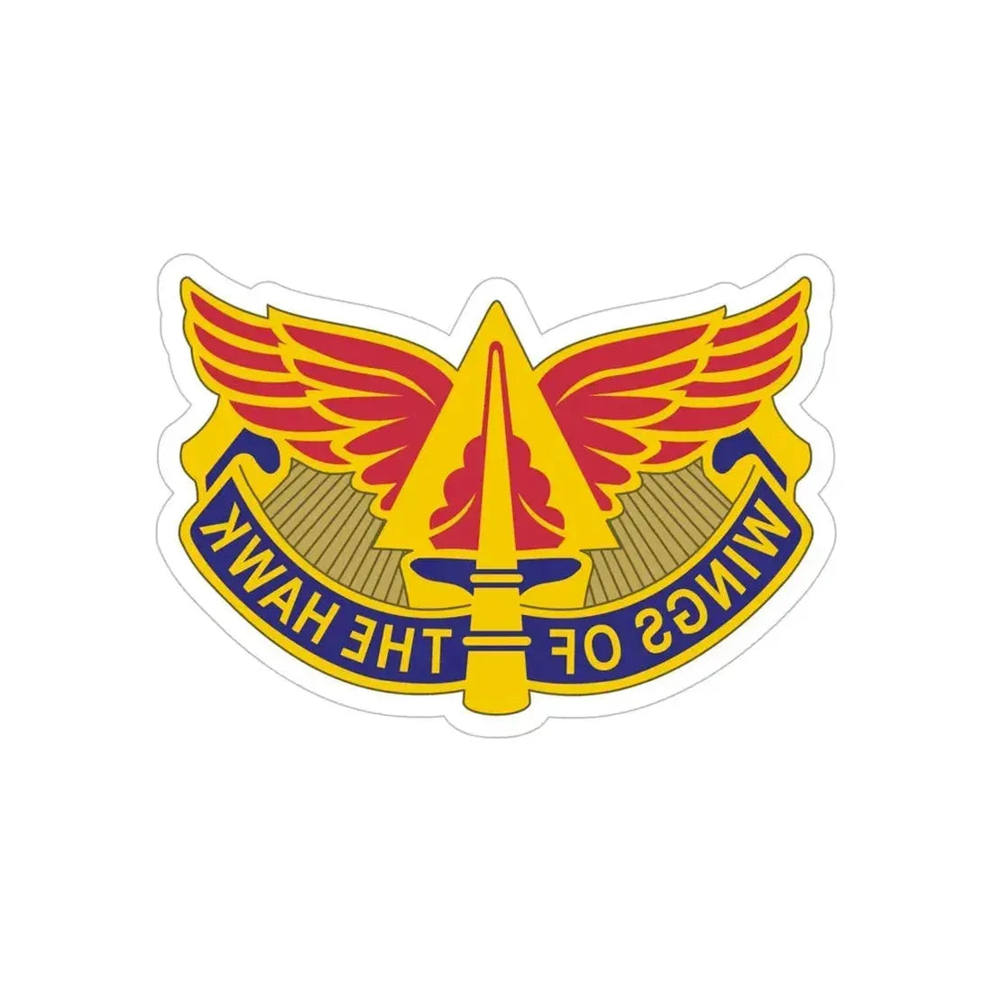 244 Aviation Brigade 2 (U.S. Army) REVERSE PRINT Transparent Die-Cut STICKER - The Sticker Space