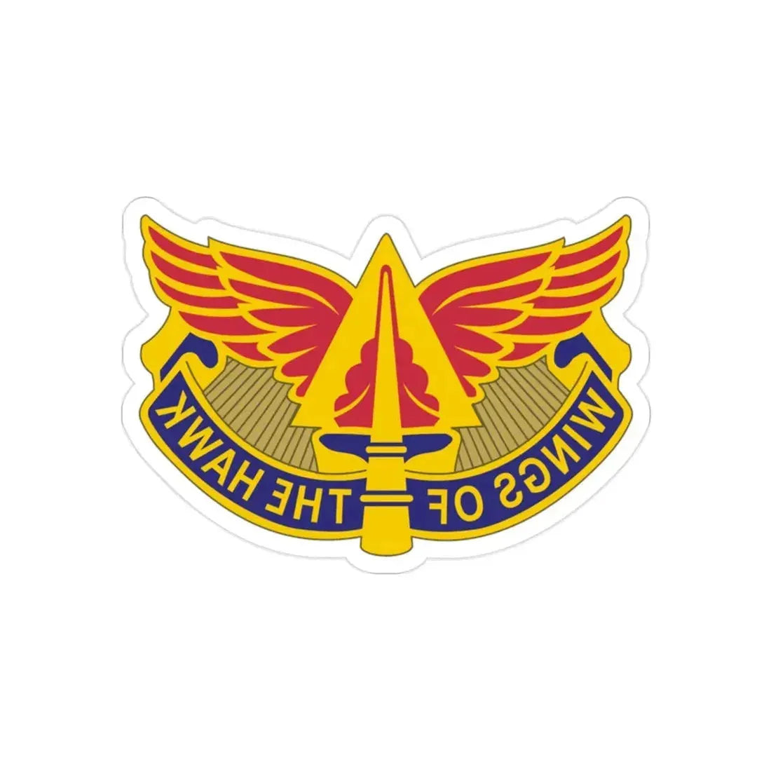 244 Aviation Brigade 2 (U.S. Army) REVERSE PRINT Transparent Die-Cut STICKER - The Sticker Space