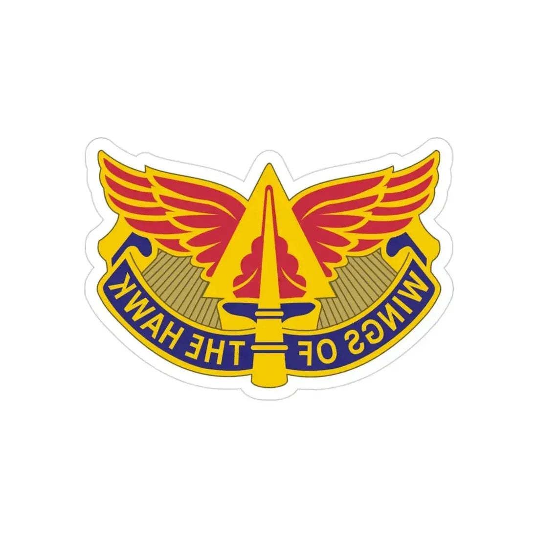 244 Aviation Brigade 2 (U.S. Army) REVERSE PRINT Transparent Die-Cut STICKER - The Sticker Space