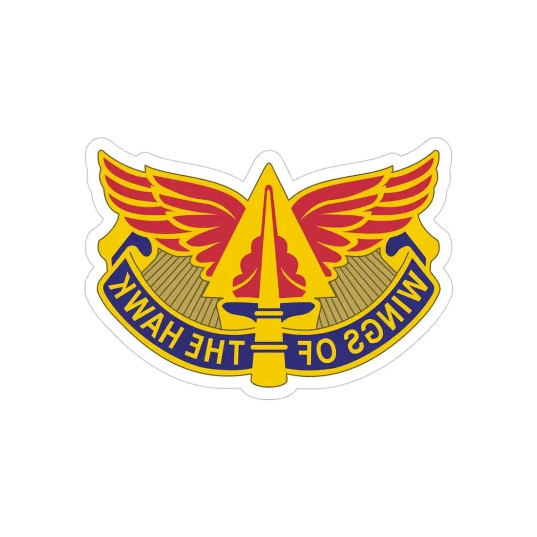 244 Aviation Brigade 2 (U.S. Army) REVERSE PRINT Transparent Die-Cut STICKER - The Sticker Space