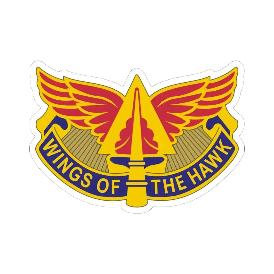 244 Aviation Brigade 2 (U.S. Army) STICKER Vinyl Kiss-Cut Decal 4 Inch White - The Sticker Space