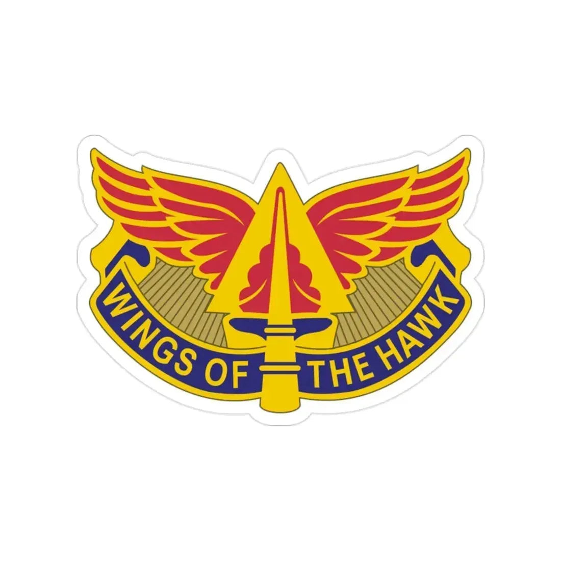 244 Aviation Brigade 2 (U.S. Army) Transparent STICKER Die-Cut Vinyl Decal 2 Inch - The Sticker Space