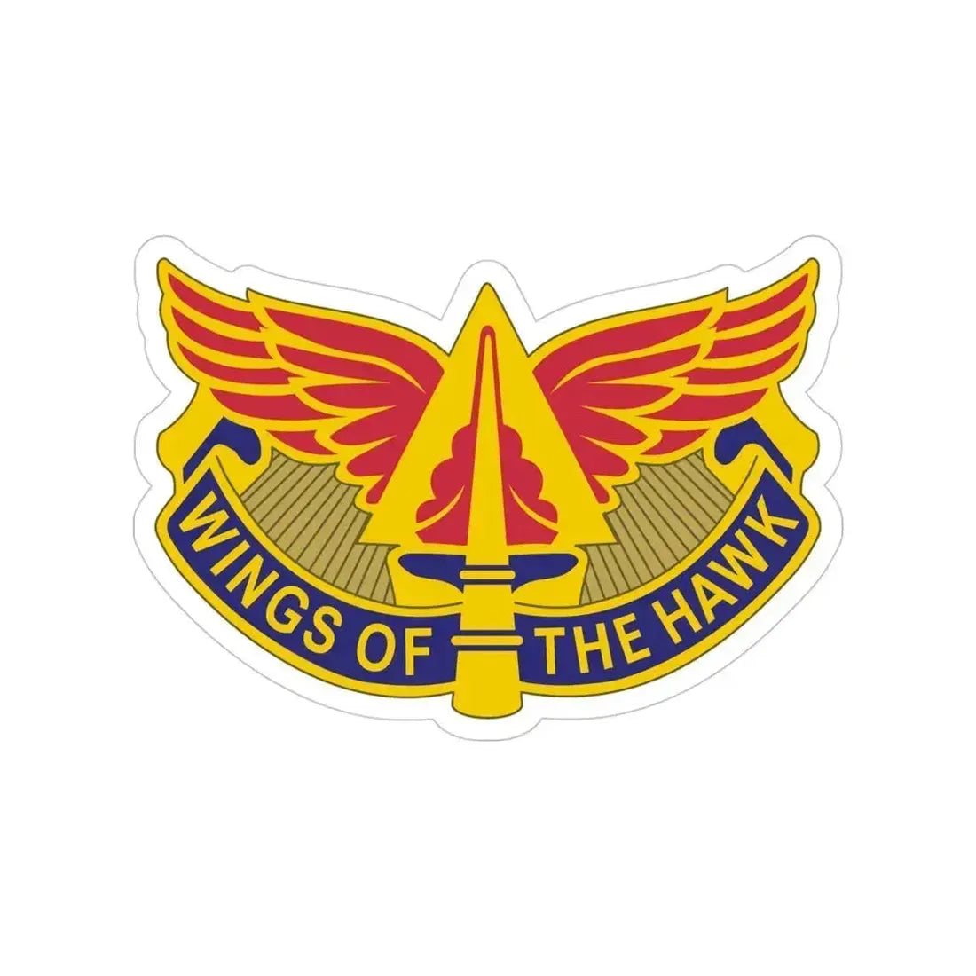 244 Aviation Brigade 2 (U.S. Army) Transparent STICKER Die-Cut Vinyl Decal 4 Inch - The Sticker Space