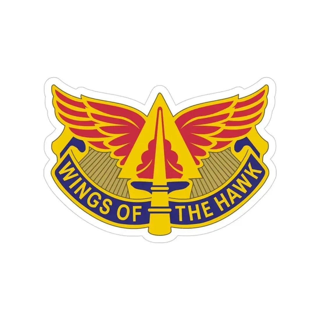 244 Aviation Brigade 2 (U.S. Army) Transparent STICKER Die-Cut Vinyl Decal 4 Inch - The Sticker Space