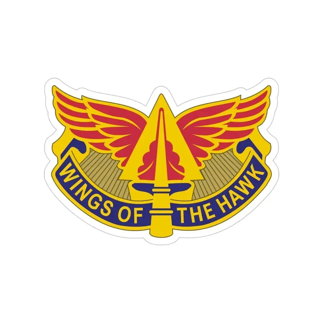 244 Aviation Brigade 2 (U.S. Army) Transparent STICKER Die-Cut Vinyl Decal 5 Inch - The Sticker Space