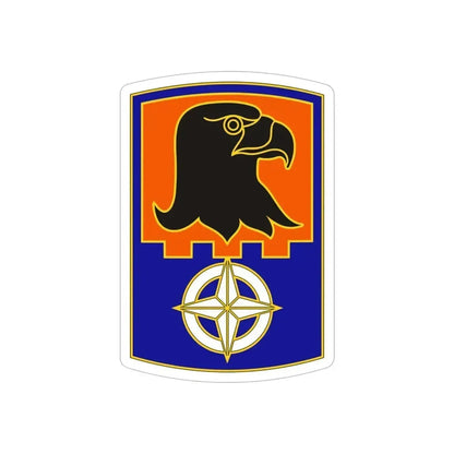 244 Aviation Brigade 3 (U.S. Army) REVERSE PRINT Transparent Die-Cut STICKER 6 Inch Die-Cut Transparent - The Sticker Space