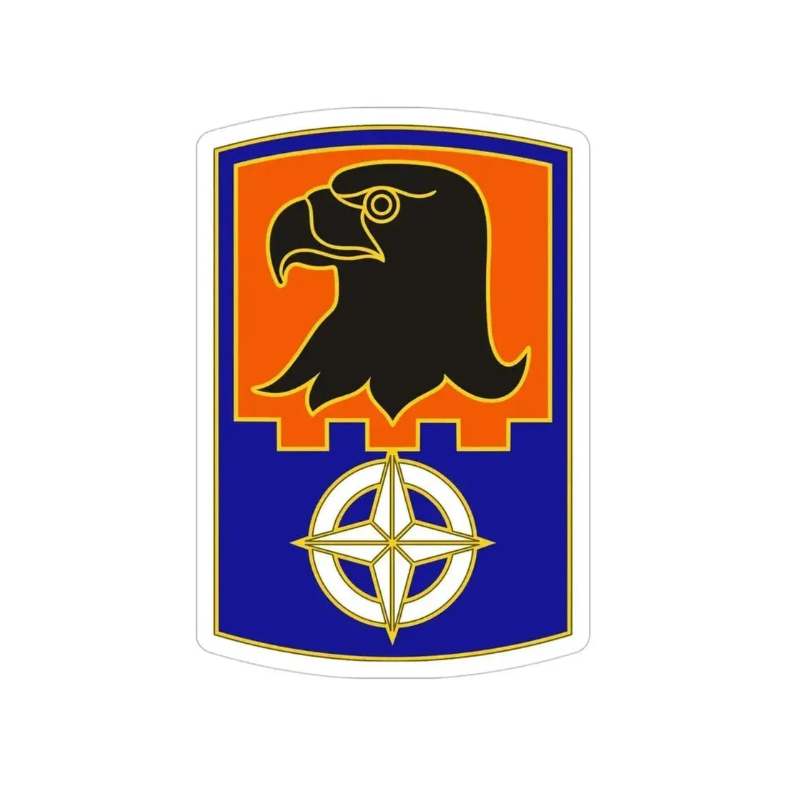 244 Aviation Brigade 3 (U.S. Army) Transparent STICKER Die-Cut Vinyl Decal 4 Inch - The Sticker Space