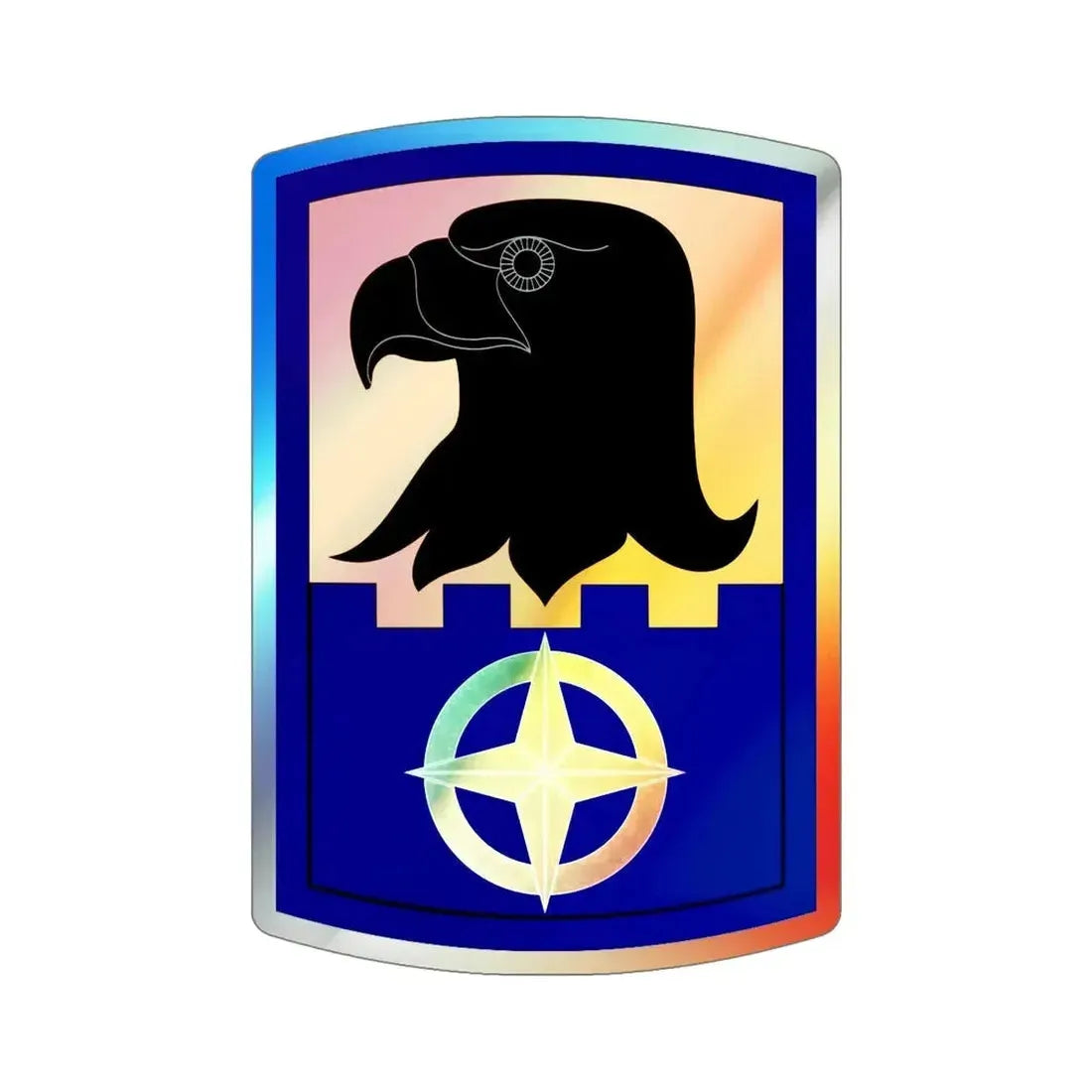 244 Aviation Brigade (U.S. Army) Holographic STICKER Die-Cut Vinyl Decal - The Sticker Space