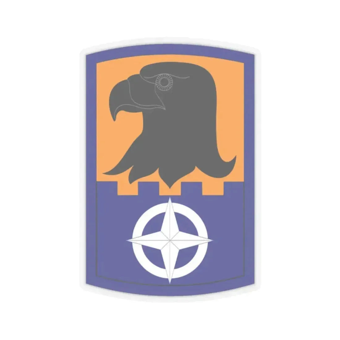 244 Aviation Brigade (U.S. Army) STICKER Vinyl Kiss-Cut Decal 2 Inch Transparent - The Sticker Space