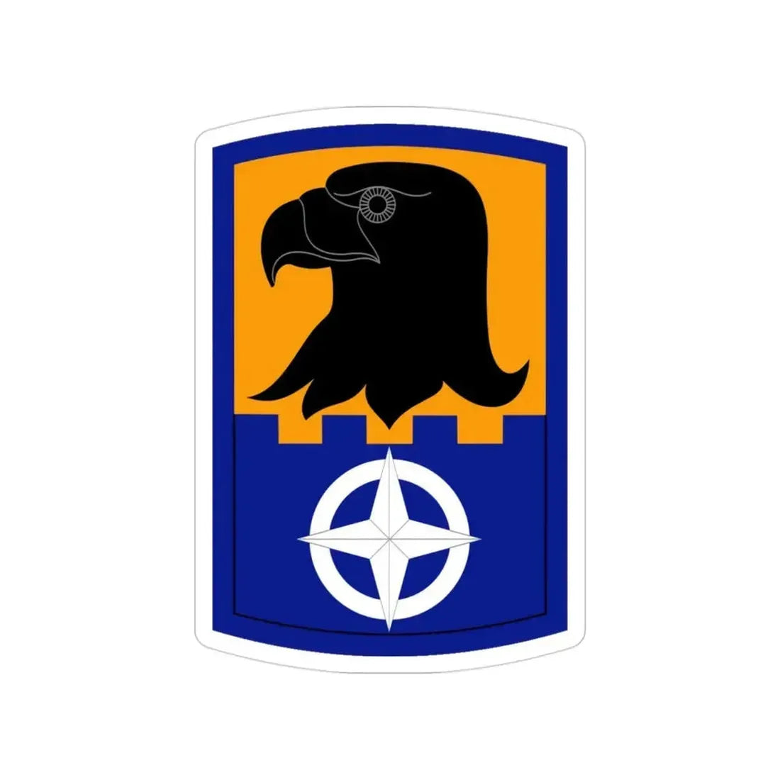 244 Aviation Brigade (U.S. Army) Transparent STICKER Die-Cut Vinyl Decal 3 Inch - The Sticker Space