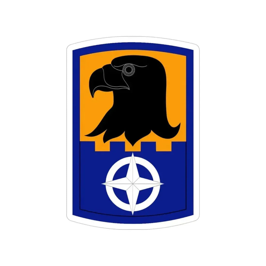 244 Aviation Brigade (U.S. Army) Transparent STICKER Die-Cut Vinyl Decal 4 Inch - The Sticker Space