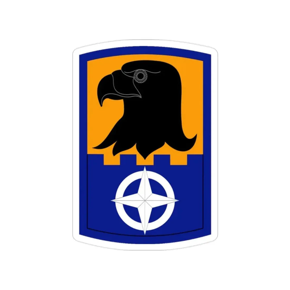 244 Aviation Brigade (U.S. Army) Transparent STICKER Die-Cut Vinyl Decal - The Sticker Space