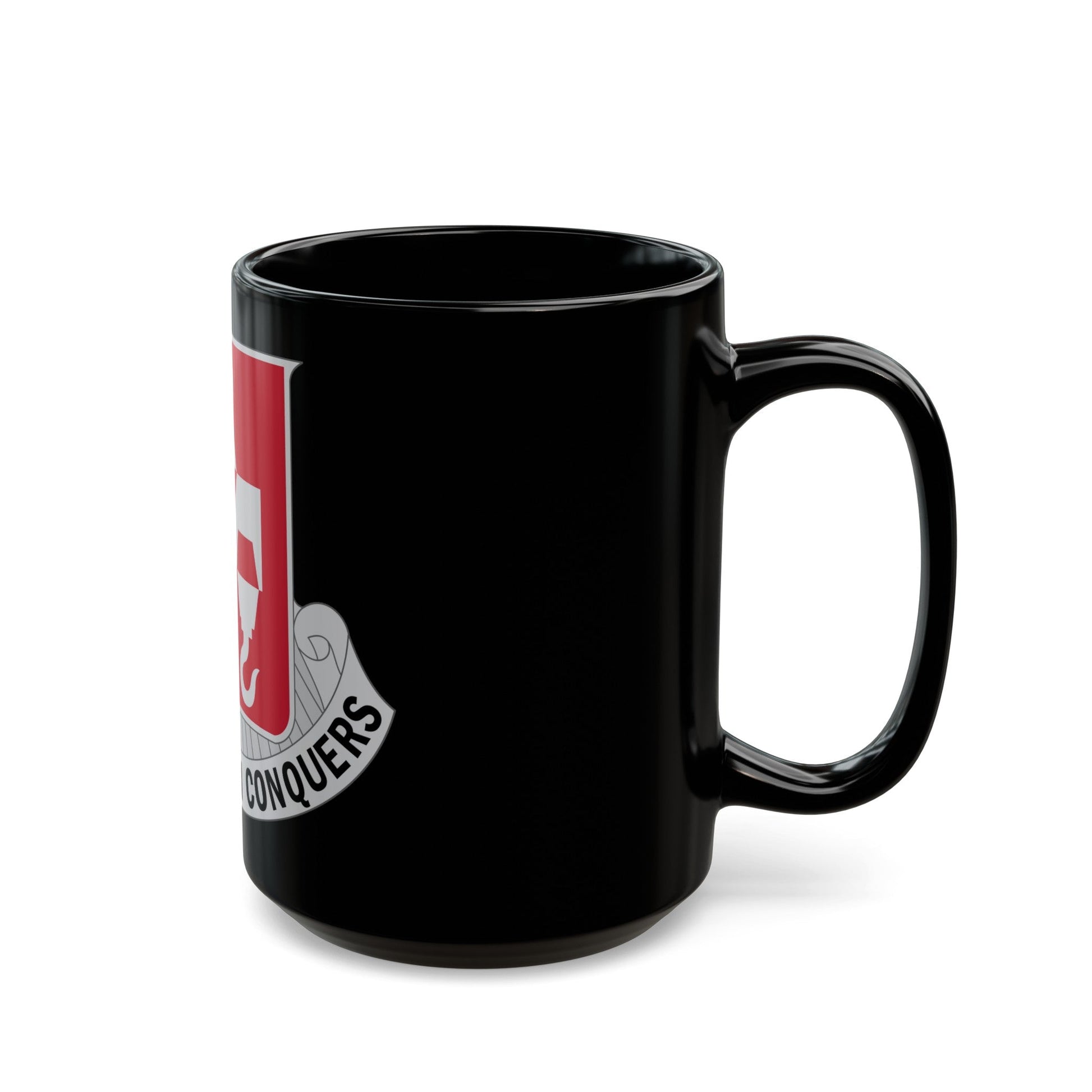 244 Engineer Battalion (U.S. Army) Black Coffee Mug-The Sticker Space