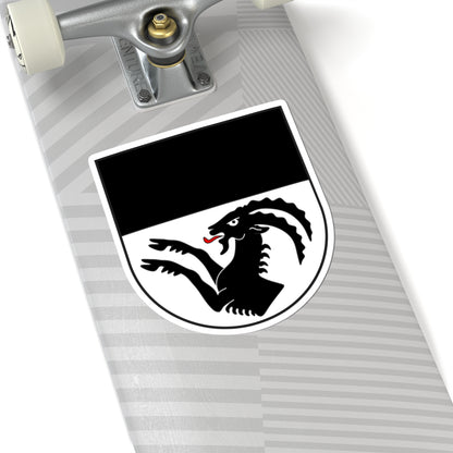 Suot Tasna Kreis wappen (Switzerland) (Coat of Arms) STICKER Vinyl Kiss-Cut Decal