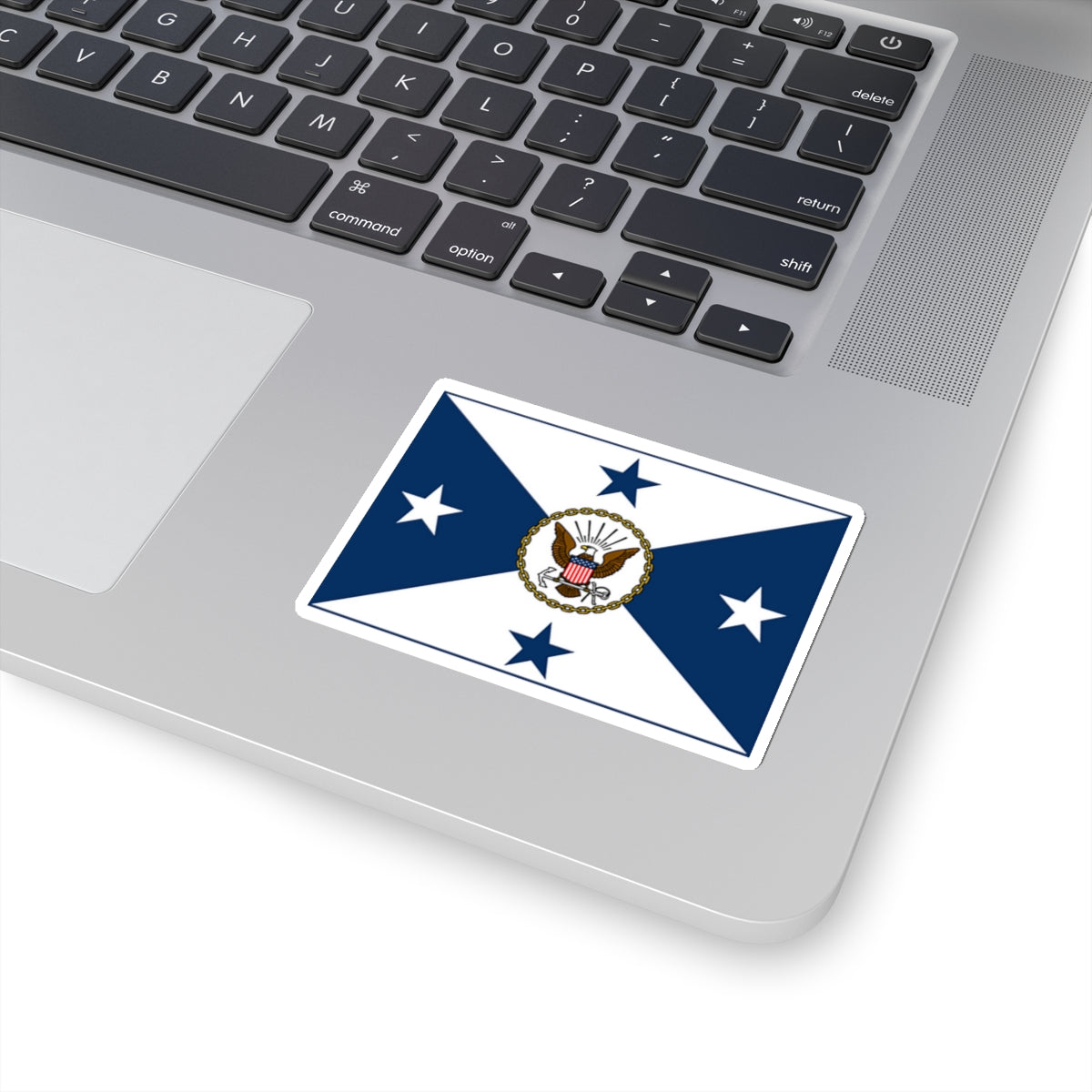 VCNO FLAG NO POLE (U.S. Navy) STICKER Vinyl Kiss-Cut Decal