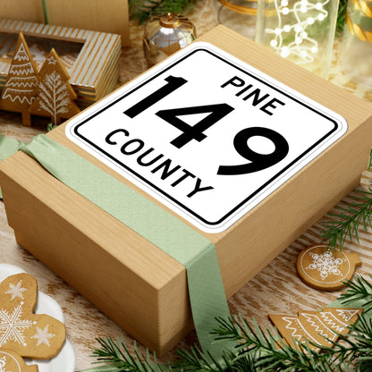 Pine County Route 149 MN (Minnesota) (Road Sign) STICKER Vinyl Kiss-Cut Decal