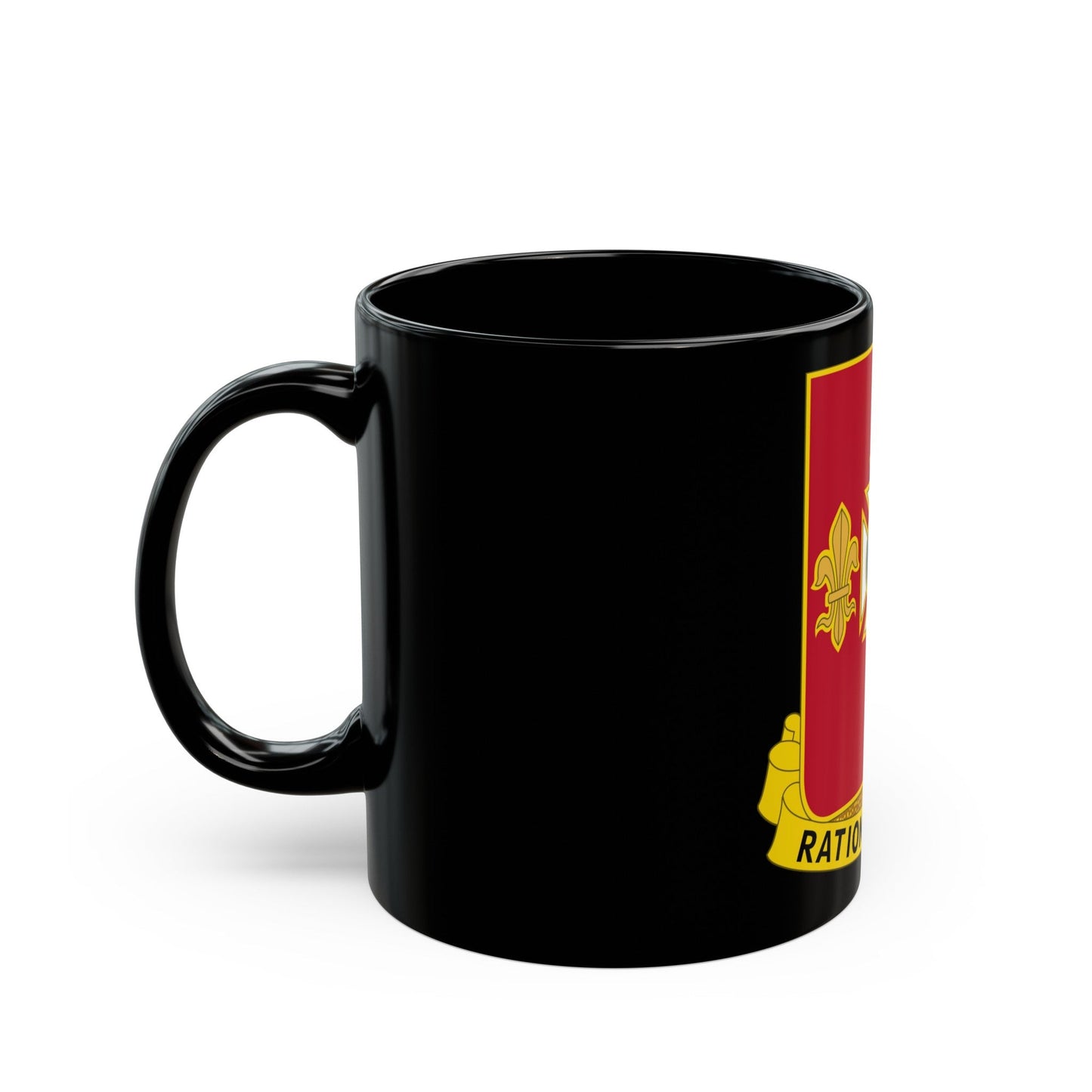 244th Air Defense Artillery Regiment (U.S. Army) Black Coffee Mug-The Sticker Space