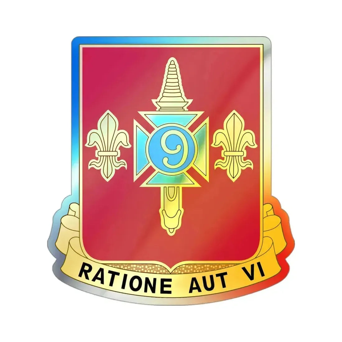 244th Air Defense Artillery Regiment (U.S. Army) Holographic STICKER Die-Cut Vinyl Decal 3 Inch Holographic - The Sticker Space