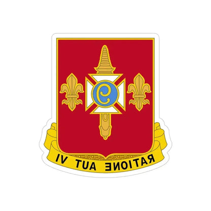 244th Air Defense Artillery Regiment (U.S. Army) REVERSE PRINT Transparent Die-Cut STICKER 5 Inch Die-Cut Transparent - The Sticker Space