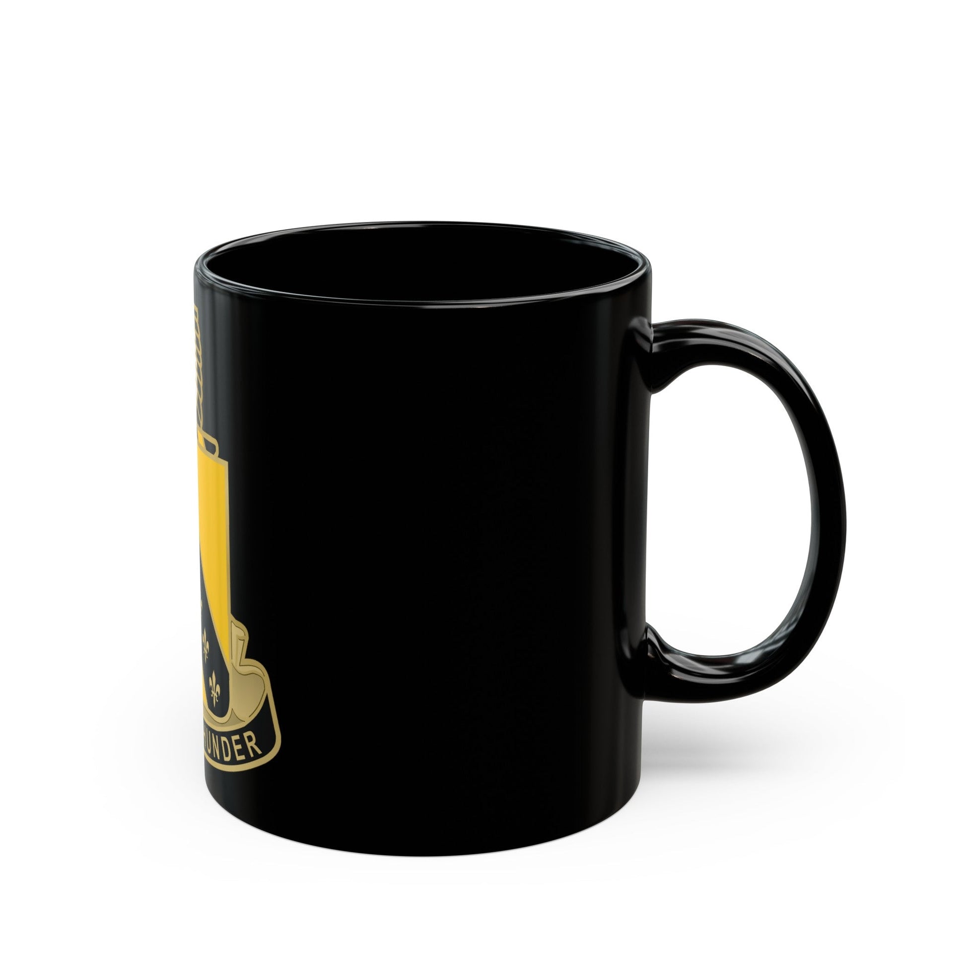 245 Armor Regiment (U.S. Army) Black Coffee Mug-The Sticker Space