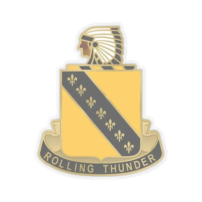 245 Armor Regiment (U.S. Army) STICKER Vinyl Kiss-Cut Decal 3 Inch Transparent - The Sticker Space