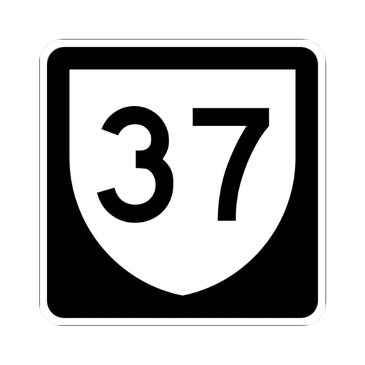 PR urban primary 37 (Puerto Rico) (Road Sign) STICKER Vinyl Kiss-Cut Decal
