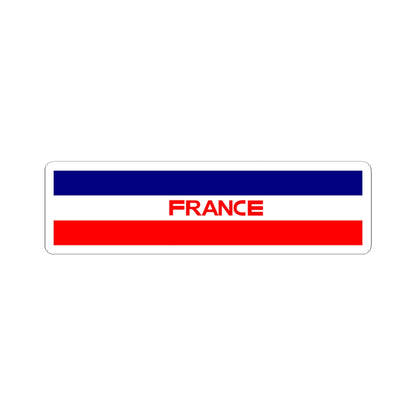 Flag of France for user page (France) STICKER Vinyl Kiss-Cut Decal