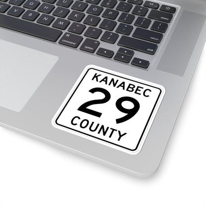 Kanabec County 29 MN (Minnesota) (Road Sign) STICKER Vinyl Kiss-Cut Decal